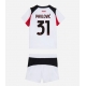 AC Milan Strahinja Pavlovic #31 Replike Gostujuci Dres za djecu 2025-26 Kratak Rukav (+ Kratke hlače)
